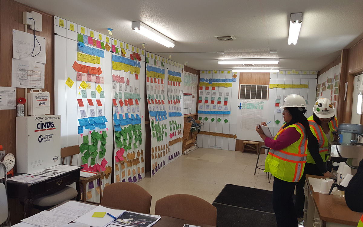 Lean pull planning at North Central College