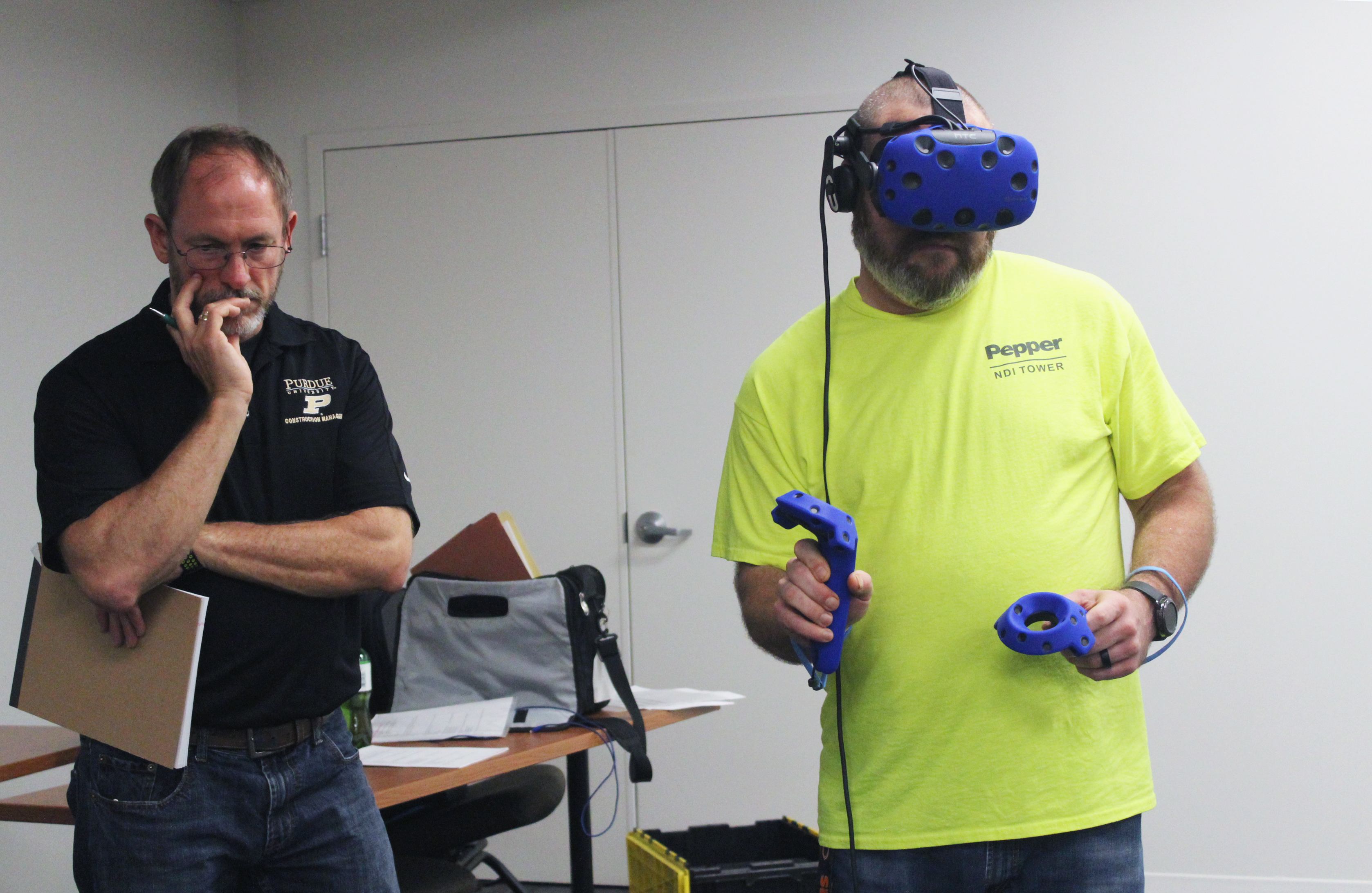 Pepper tests Purdue's VR safety modules