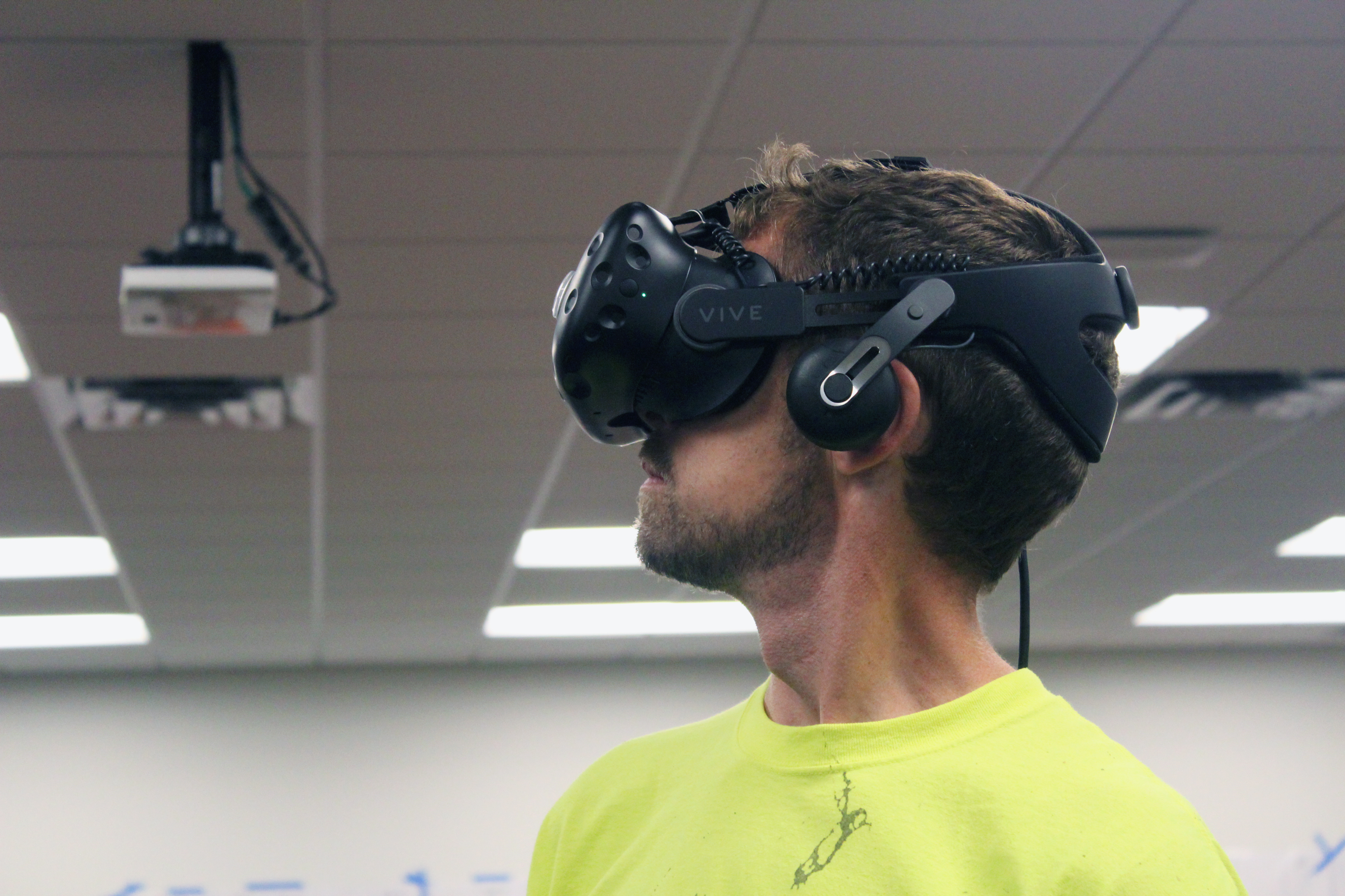 VR headsets can guide users in safety training