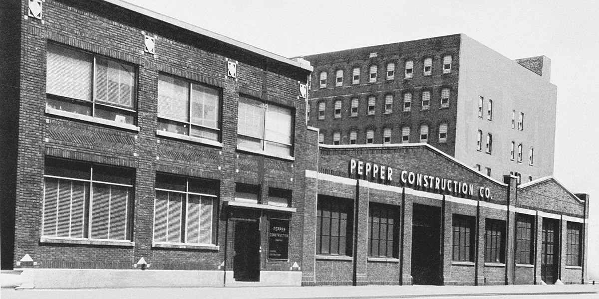 Pepper Construction Company early days