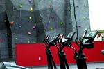 Huff Athletic Center climbing wall