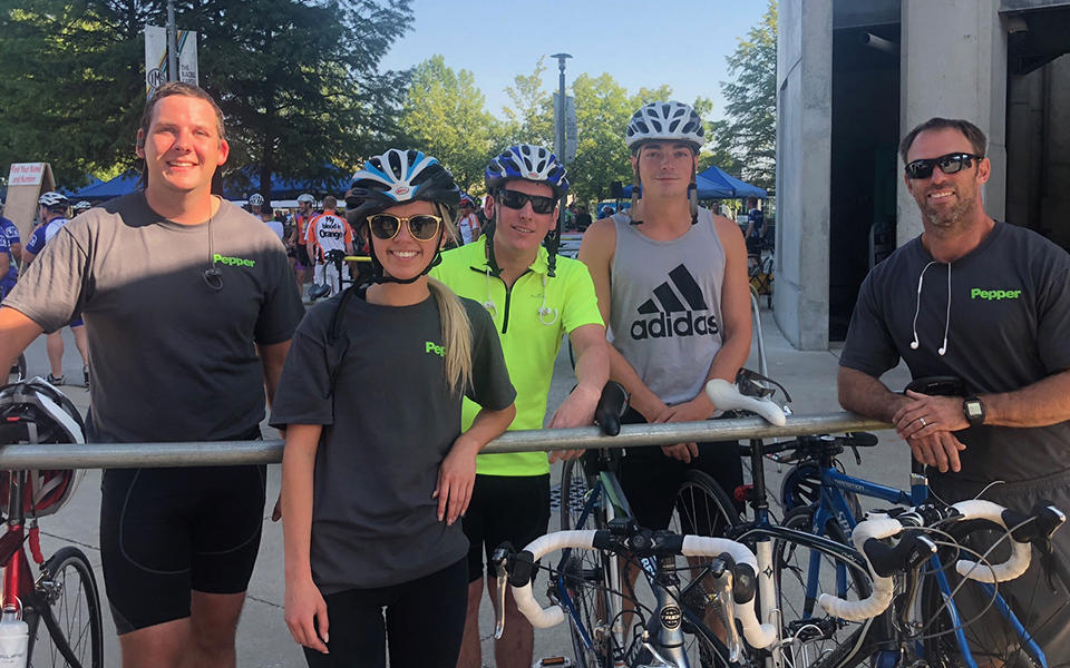 2018 Corporate Challenge_Pepper Cycling