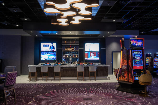 Casino Construction, Harrah, Casino, cards, jackpot, blackjack, slot machine, Caesars, Caesars Entertainment, Pepper Indiana, Pepper Construction, Interiors, Indiana Construction, Anderson