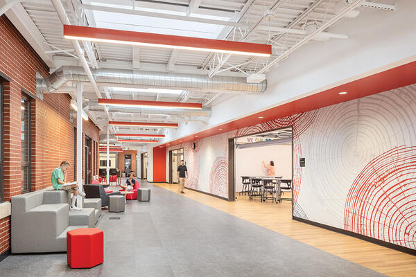 Barrington High School Hallway