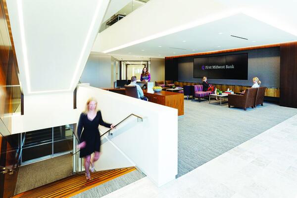 First Midwest Bank Headquarters Interior renovation