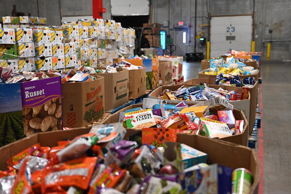 Gleaners, Food drive, community service, Pepper, Indiana, Pepper construction