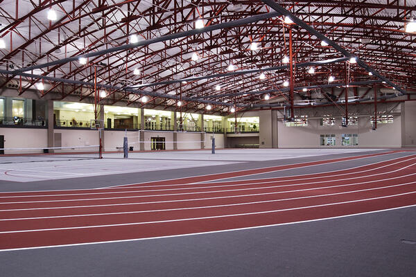 Huff Athletic Center track