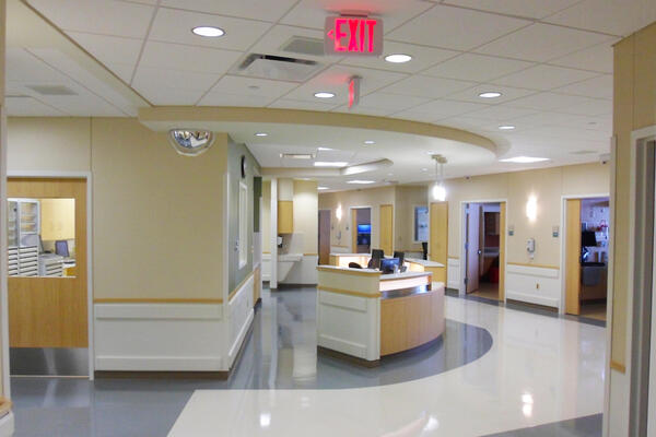 Carle Hospital nurses station