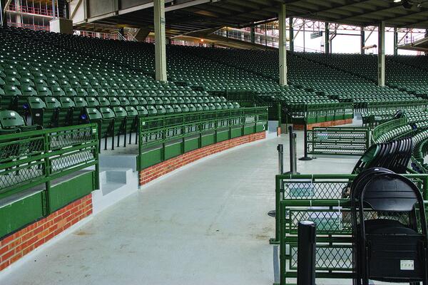 Wrigley Field concrete renovation