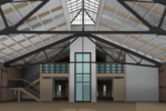 City of Athens, Ohio, armory renovation, rendering