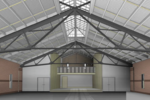 City of Athens, Ohio, armory renovation, rendering